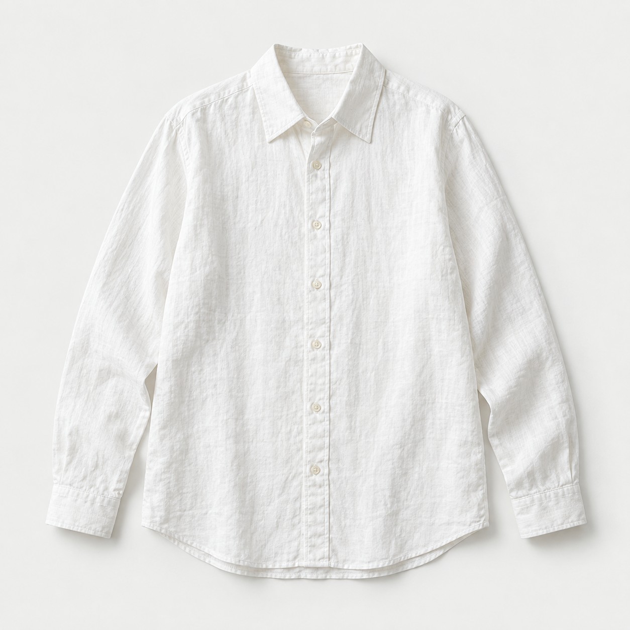 Shiro Everyday Shirt, Salt white